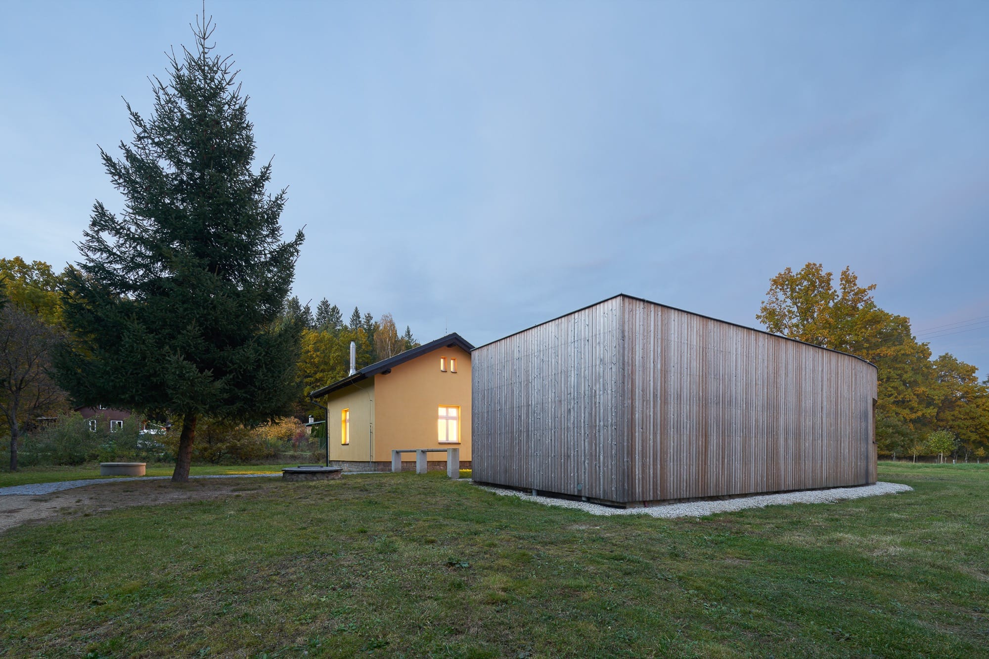 Dostavba drážního domku, sociální bydlení Sananim architekt Jakub Našinec