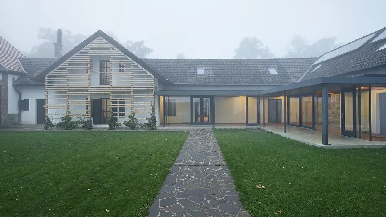 Terapeutická komunita Heřmaň – Sananim architekt Jakub Našinec