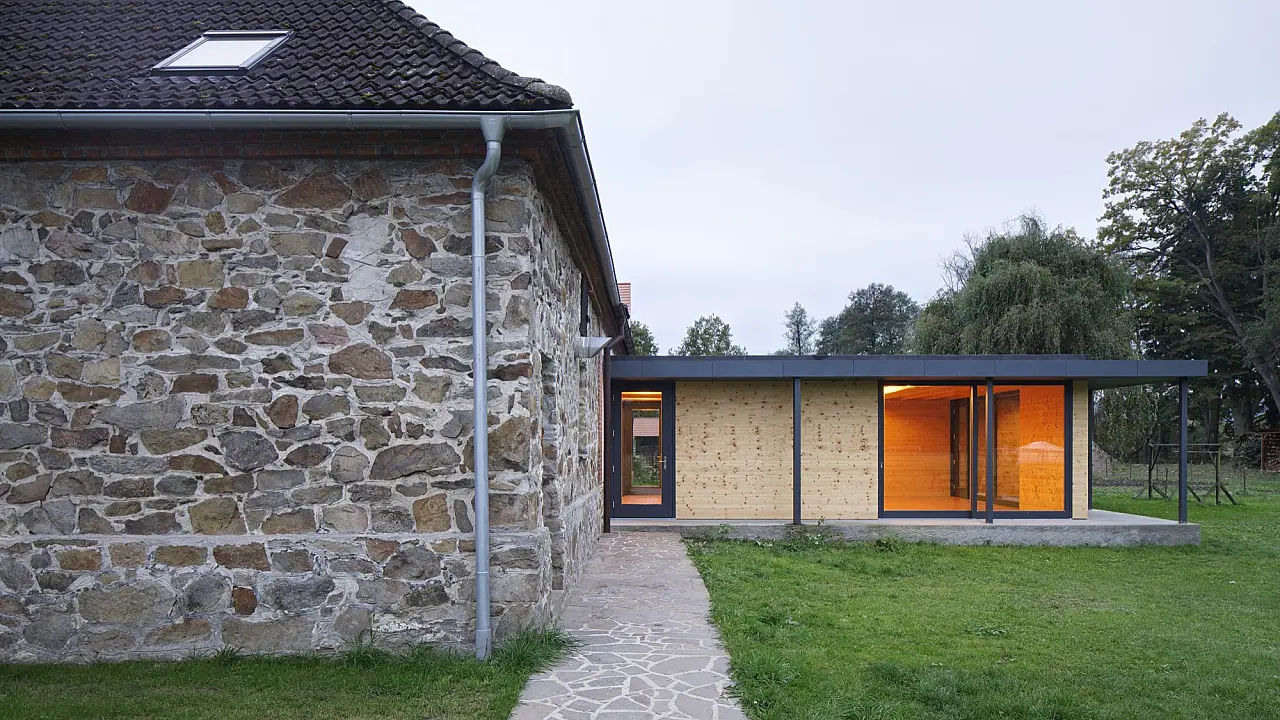 Terapeutická komunita Heřmaň – Sananim architekt Jakub Našinec